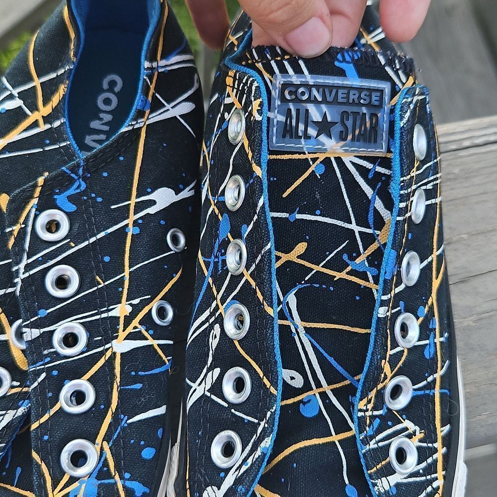Chuck Taylor All Star Ox Paint Splatter.  Unisex Men's 7 Women's 9 - Picture 3 of 7